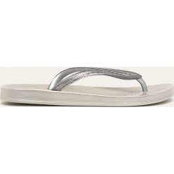 Ipanema - Japonki. Szare klapki damskie Ipanema, bez wzorów, z gumy, bez obcasa, na obcasie. W wyprzedaży za 49,90 zł.