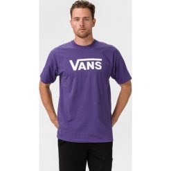 Vans Koszulka Fioletowy. Fioletowe podkoszulki męskie Vans, m, z nadrukiem, z bawełny, z krótkim rękawem. Za 128,95 zł.
