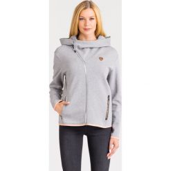 BLUZA EA7 EMPORIO ARMANI. Szare bluzy damskie s, z aplikacjami, z materiału. Za 383,40 zł.