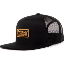 Czapka z daszkiem BRIXTON - Palmer Mesh Cap 00611 Black/Gold. Czarne czapki męskie Brixton, bez wzorów, z bawełny. W wyprzedaży za 79,00 zł.