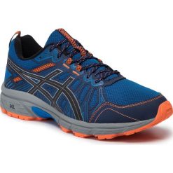 Buty ASICS - Gel-Venture 7 1011A560 Electric Blue/Sheet Rock 400. Niebieskie buty sportowe męskie Asics, ze skóry ekologicznej, bez zapięcia, do biegania. Za 289,00 zł.