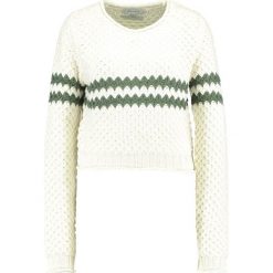 Swetry klasyczne damskie: Bellfield B PARTEEN Sweter off white with khaki stripe
