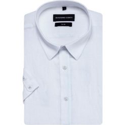 Koszula SIMONE slim KLBS500028. Białe koszule męskie slim marki Giacomo Conti, m, z klasycznym kołnierzykiem. Za 199,00 zł.