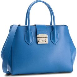 Torebka FURLA - Metropolis 941822B BML2 ARE Celeste c. Niebieskie torebki klasyczne damskie Furla, bez wzorów, ze skóry, klasyczne, na ramię, bez dodatków. Za 1575,00 zł.