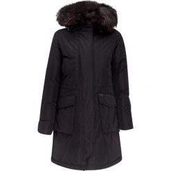 Parka WOOLRICH MILITARY. Czarne kurtki damskie Woolrich, bez wzorów, z puchu, militarne, bez kaptura. Za 6690,00 zł.