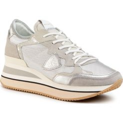 Sneakersy PHILIPPE MODEL - Triomphe TTLD WR03 Gris. Szare półbuty damskie Philippe Model, bez wzorów, ze skóry, bez obcasa, na obcasie, bez zapięcia. W wyprzedaży za 1119,00 zł.