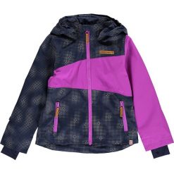 Kurtka funkcyjna "Jamila 221" w kolorze granatowo-fioletowym. Niebieskie kurtki dziewczęce marki Lego Summer Tec, z aplikacjami, ze skóry. W wyprzedaży za 225,95 zł.