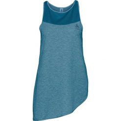 Top funkcyjny "Maia" w kolorze niebieskim. Niebieskie topy damskie Odlo Women, s, bez wzorów, z materiału, z okrągłym kołnierzem. W wyprzedaży za 85,95 zł.