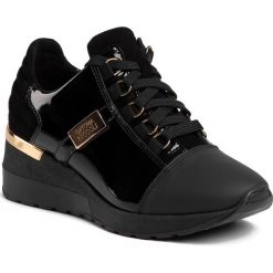 Sneakersy NIK - 05-0688-01-5-01-02 Czarny. Czarne półbuty damskie Nik, ze skóry. Za 279,00 zł.