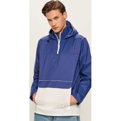 Vans - Kurtka. Niebieskie płaszcze męskie Vans, s, bez wzorów, z nylonu, krótkie, z kapturem. W wyprzedaży za 319,90 zł.
