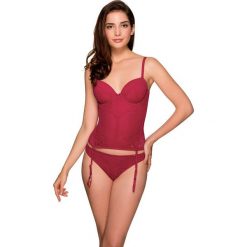 Dorina - Gorset Natalie. Różowe bluzki body Dorina, z elastanu. W wyprzedaży za 69,90 zł.