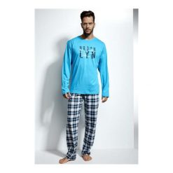 Piżama Long Island 124/107. Niebieskie piżamy męskie marki Cornette, m. Za 118,90 zł.