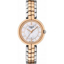 ZEGAREK TISSOT T - LADY T094.210.22.111.00. Różowe zegarki damskie TISSOT, złote. Za 1650,00 zł.