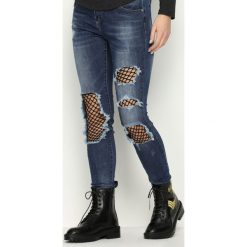 Jeansy damskie: Niebieskie Jeansy Net Web