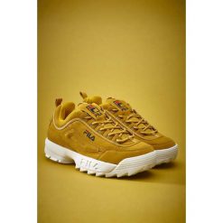 Pomarańczowe Buty Fila Disruptor S Low Inca. Pomarańczowe sneakersy damskie Molly.pl, z zamszu. Za 549,00 zł.