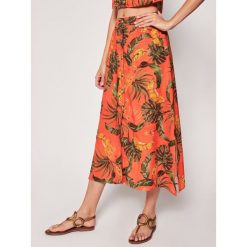 Spódnica midi Banana Moon Chana Bananasvo JET62. Pomarańczowe spódniczki damskie Banana Moon, s, bez wzorów, z wiskozy, midi. Za 449,00 zł.
