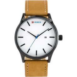 Zegarek ZEGAREK MĘSKI CURREN 8214 (zc014c) - brown/white uniwersalny. Brązowe zegarki męskie NoName. Za 37,50 zł.