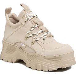 Sneakersy BUFFALO - Gldr Ct BN16220361 Beige. Brązowe półbuty damskie Buffalo, ze skóry ekologicznej. Za 389,00 zł.