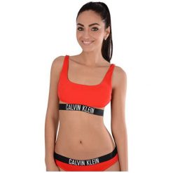 Calvin Klein Sport Ovni Strój Kąpielowy Bra Strap Bralette Rp Kw0Kw00212 037 (Rozmiar L). Różowe stroje kąpielowe damskie marki Calvin Klein, l, bez wzorów, sportowe. W wyprzedaży za 158,00 zł.
