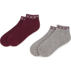 Zestaw 2 par niskich skarpet unisex JOOP! - Logo Sneaker 900.065-1 Winetasting 4007. Szare skarpetki damskie JOOP!, bez wzorów, z elastanu. Za 69,00 zł.