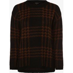 More & More - Sweter damski, niebieski. Niebieskie swetry damskie More & More, w kratkę, eleganckie, bez rękawów, bez kaptura. Za 359,95 zł.