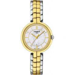 RABAT ZEGAREK TISSOT T-Lady T094.210.22.111.01. Białe zegarki męskie marki TISSOT, ze stali. W wyprzedaży za 1364,00 zł.