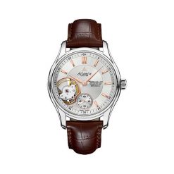 Zegarki męskie: Zegarek męski Atlantic Worldmaster Open Heart Mechanical 52951-41-21R