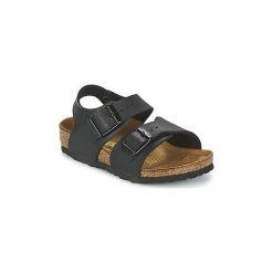 Sandały Dziecko Birkenstock NEW YORK. Czarne sandały chłopięce Birkenstock, bez zapięcia. Za 215,10 zł.