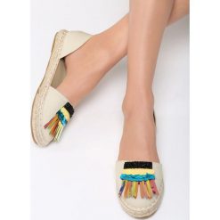 Beżowe Espadryle Rhythm. Brązowe espadryle damskie Born2be, bez wzorów, bez obcasa, na płaskiej podeszwie. Za 59,99 zł.