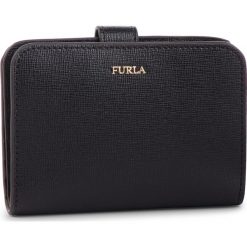 Mały Portfel Damski FURLA - Babylon 1000421 P PBF8 B30 Onyx. Czarne portfele damskie marki Furla, bez wzorów, ze skóry. Za 550,00 zł.