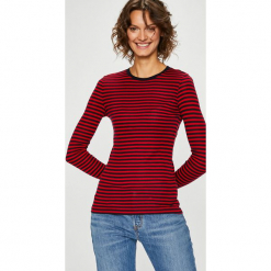 Vero Moda - Bluzka. Szare bluzki asymetryczne Vero Moda, l, z dzianiny, casualowe, z okrągłym kołnierzem. W wyprzedaży za 79,90 zł.