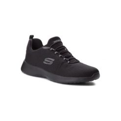 SKECHERS 58360. Czarne buty sportowe męskie Skechers, z materiału, bez zapięcia. Za 199,99 zł.