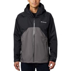 Kurtka Columbia RAIN SCAPEJACKET 1889276010. Czarne kurtki męskie Columbia, m, bez wzorów, bez kaptura. Za 528,99 zł.