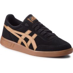 Sneakersy ASICS - TIGER Gel-Vickka Trs H847L Black/Carmel 001. Czarne półbuty damskie marki Asics, ze skóry. W wyprzedaży za 269,00 zł.