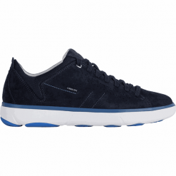 Geox Męskie tenisówki U Nebu la Y Navy U948FA-00022-C4002 (rozmiar 43). Niebieskie trampki męskie Geox, bez wzorów, bez zapięcia. W wyprzedaży za 417,00 zł.