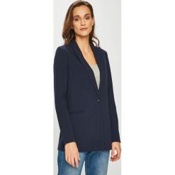 Vero Moda - Żakiet. Niebieskie marynarki damskie Vero Moda, bez wzorów, z elastanu. W wyprzedaży za 129,90 zł.
