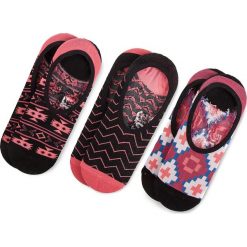Zestaw 3 par stopek damskich VANS - 3Pk Geohero C VN0A3NGB448 Multi. Różowe skarpetki damskie marki Vans, bez wzorów, z elastanu. Za 59,00 zł.