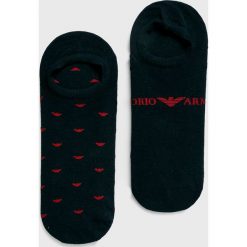 Emporio Armani - Skarpety (2 pack). Szare skarpetki męskie Emporio Armani, bez wzorów, z elastanu. W wyprzedaży za 37,90 zł.