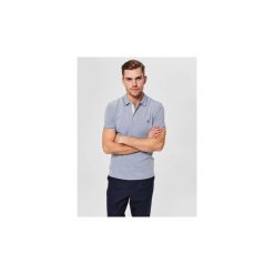 Koszulki polo z krótkim rękawem Selected 16065598 TWIST. Niebieskie koszulki męskie Selected, s, bez wzorów, z krótkim rękawem. Za 92,18 zł.