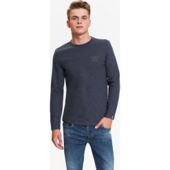 T-shirty męskie: T-SHIRT DŁUGI RĘKAW MĘSKI Z NADRUKIEM
