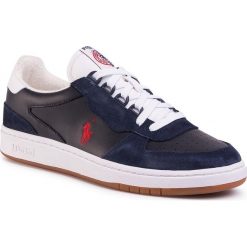Sneakersy POLO RALPH LAUREN - Crt Pp 809800457004 Navy/Red Pp. Niebieskie sneakersy męskie Polo Ralph Lauren, na co dzień, bez wzorów, ze skóry, klasyczne, bez zapięcia. W wyprzedaży za 359,00 zł.
