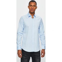Lacoste - Koszula. Niebieskie koszule męskie Lacoste, s, bez wzorów, z elastanu, klasyczne, z klasycznym kołnierzykiem, z długim rękawem. Za 499,90 zł.