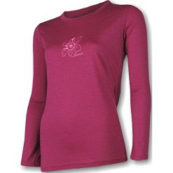 Sensor koszulka termoaktywna z długim rękawem Merino Wool PT W Orchidea Lila L. Koszulki damskie termoaktywne Sensor, l, z nadrukiem, z materiału, bez kołnierzyka, z długim rękawem, długie, bez kaptura, outdoorowe. Za 225,00 zł.