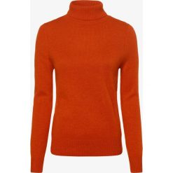 Brookshire - Sweter damski, pomarańczowy. Pomarańczowe swetry damskie brookshire, xl, bez wzorów, z wełny, bez rękawów. Za 129,95 zł.