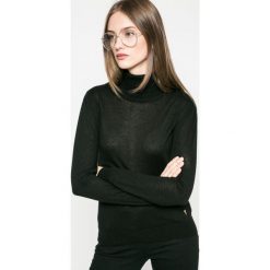 Trussardi - Sweter. Czarne swetry damskie marki Trussardi, s, bez wzorów, z wełny, z krótkim rękawem. W wyprzedaży za 599,90 zł.