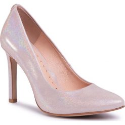 Szpilki BALDACCINI - 974600-S Brylant/K. Różowe półbuty damskie Baldaccini, bez wzorów, ze skóry, eleganckie, bez obcasa, na obcasie, bez zapięcia. Za 279,00 zł.
