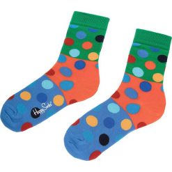 Skarpety Wysokie Unisex HAPPY SOCKS - BDB01-7000 Kolorowy. Zielone skarpetki damskie marki Happy Socks, w kolorowe wzory, z elastanu. Za 34,90 zł.