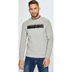 Trussardi Jeans - Bluza. Szare bluzy męskie Trussardi Jeans, xl, z nadrukiem, z bawełny, z okrągłym kołnierzem, bez rękawów, bez kaptura. W wyprzedaży za 299,90 zł.