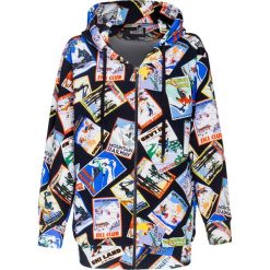 Bluza LOVE MOSCHINO Multikolor. Szare bluzy damskie rozpinane marki Love Moschino, l, z dzianiny. Za 1022,00 zł.