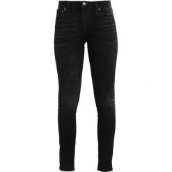 Nudie Jeans LIN Jeans Skinny Fit black shadow. Czarne jeansy damskie marki Nudie Jeans, z elastanu. W wyprzedaży za 350,35 zł.